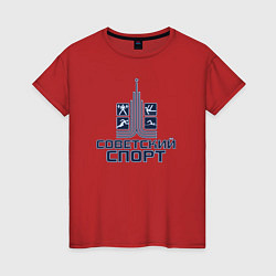 Женская футболка Советский спорт