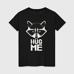 Женская футболка Raccoon: Hug me