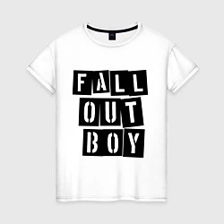 Женская футболка Fall Out Boy: Words