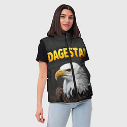 Женский жилет Dagestan Eagle, цвет: 3D-красный — фото 2
