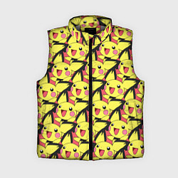Женский жилет Pikachu, цвет: 3D-светло-серый