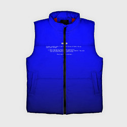 Женский жилет BSOD, цвет: 3D-красный