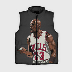 Женский жилет Bulls 23: Jordan, цвет: 3D-черный