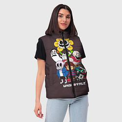 Женский жилет Undertale 3, цвет: 3D-красный — фото 2