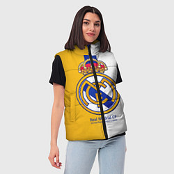 Женский жилет Real Madrid CF, цвет: 3D-черный — фото 2