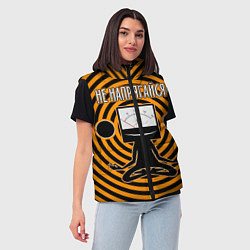 Женский жилет Не напрягайся!, цвет: 3D-черный — фото 2