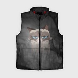 Женский жилет Grumpy Cat, цвет: 3D-красный