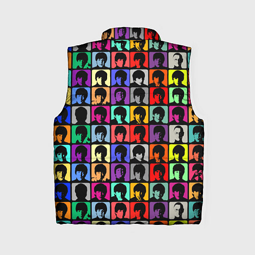 Женский жилет The Beatles: pop-art / 3D-Светло-серый – фото 2