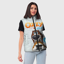 Женский жилет Ozzy Dog, цвет: 3D-красный — фото 2