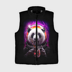 Женский жилет Panda Cosmonaut, цвет: 3D-светло-серый