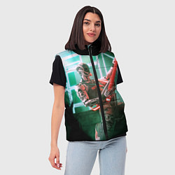 Женский жилет Iron Maiden: Rocker Robot, цвет: 3D-красный — фото 2