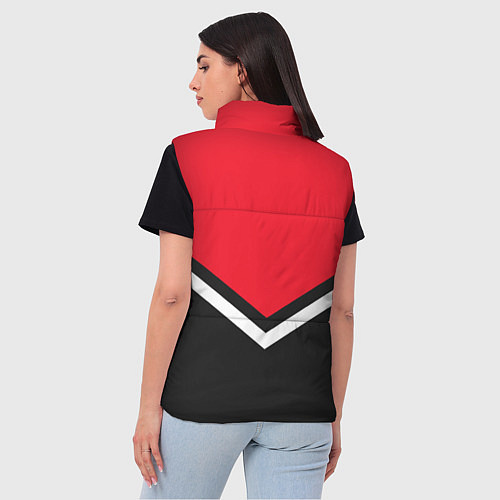 Женский жилет NHL: New Jersey Devils / 3D-Красный – фото 4