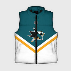 Женский жилет NHL: San Jose Sharks, цвет: 3D-черный