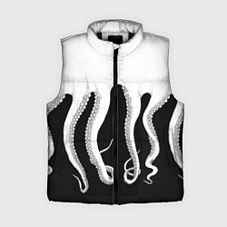 Женский жилет Octopus, цвет: 3D-черный