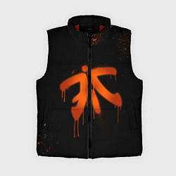 Женский жилет Fnatic: Black collection, цвет: 3D-красный