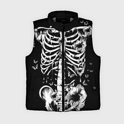 Женский жилет Floral Skeleton
