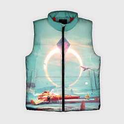 Женский жилет No Mans Sky, цвет: 3D-красный