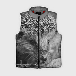Женский жилет Взгляд ёжика, цвет: 3D-красный