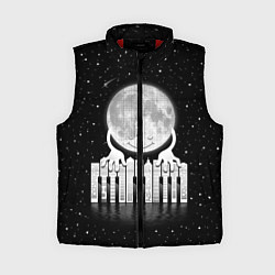 Женский жилет Лунная мелодия, цвет: 3D-красный
