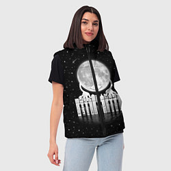 Женский жилет Лунная мелодия, цвет: 3D-красный — фото 2