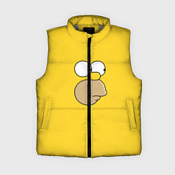 Женский жилет Гомер стесняется, цвет: 3D-светло-серый