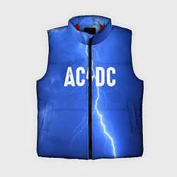 Женский жилет AC/DC: Lightning, цвет: 3D-красный
