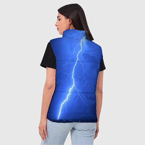 Женский жилет AC/DC: Lightning / 3D-Красный – фото 4