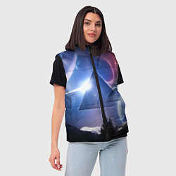 Женский жилет Pink Floyd: Space, цвет: 3D-красный — фото 2