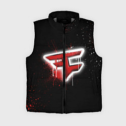 Женский жилет FaZe Clan: Black collection, цвет: 3D-светло-серый