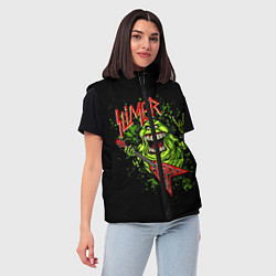 Женский жилет Slayer Slimer, цвет: 3D-красный — фото 2