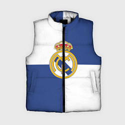 Женский жилет Real Madrid: Blue style, цвет: 3D-черный