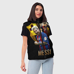 Женский жилет Messi Star, цвет: 3D-черный — фото 2