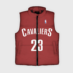 Женский жилет Cavaliers Cleveland 23: Red, цвет: 3D-черный