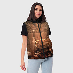 Женский жилет Довакин, цвет: 3D-черный — фото 2