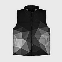 Женский жилет Abstract gray, цвет: 3D-светло-серый