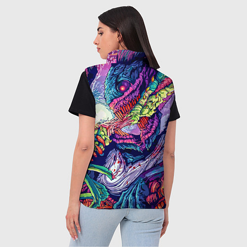 Женский жилет Hyper Beast Style / 3D-Красный – фото 4