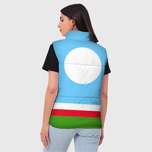 Женский жилет Республика Саха / 3D-Черный – фото 4