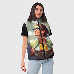 Женский жилет HL: Alyx Vance, цвет: 3D-светло-серый — фото 2