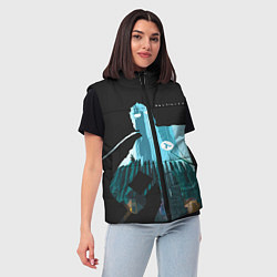 Женский жилет Half-Life City, цвет: 3D-черный — фото 2