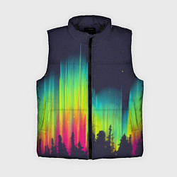 Женский жилет Северное сияние