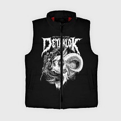Женский жилет Dethklok: Goat Skull, цвет: 3D-красный