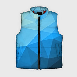 Женский жилет Geometric blue, цвет: 3D-красный