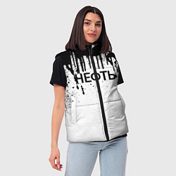 Женский жилет Нефть, цвет: 3D-черный — фото 2