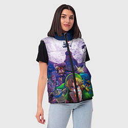 Женский жилет The Legend of Zelda, цвет: 3D-черный — фото 2