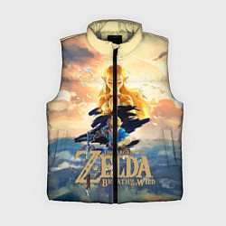 Женский жилет The Legend of Zelda, цвет: 3D-светло-серый