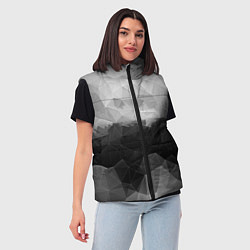 Женский жилет Polygon gray, цвет: 3D-красный — фото 2