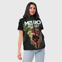 Женский жилет Metro Exodus, цвет: 3D-красный — фото 2