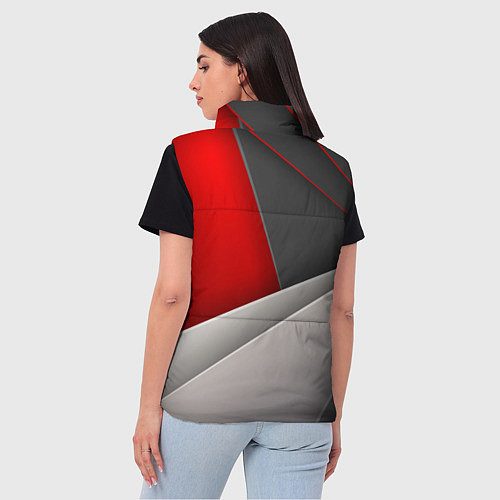 Женский жилет Lines / 3D-Красный – фото 4