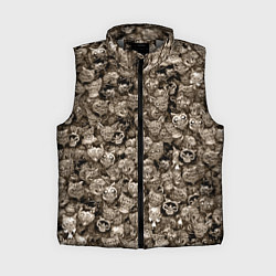 Женский жилет Зомби котики