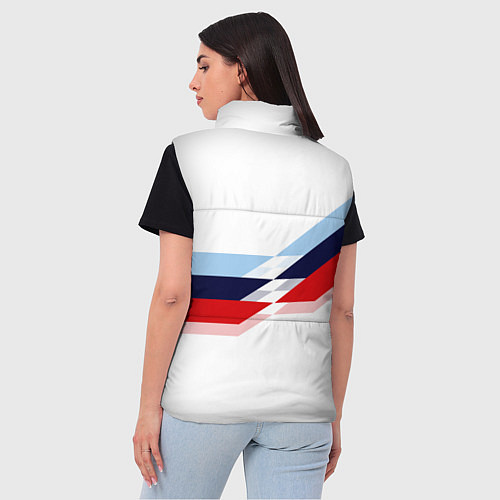 Женский жилет BMW БМВ WHITE / 3D-Светло-серый – фото 4